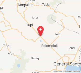 Map of Pagalungan, Soccsksargen