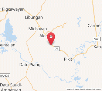 Map of Pagangan, Soccsksargen