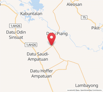 Map of Pagatin, Autonomous Region in Muslim Mindanao