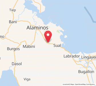Map of Paitan Este, Ilocos