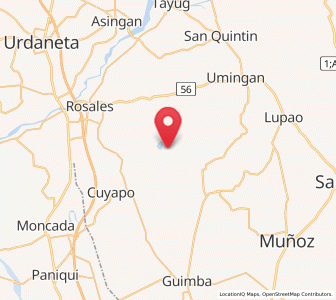 Map of Paitan Norte, Central Luzon