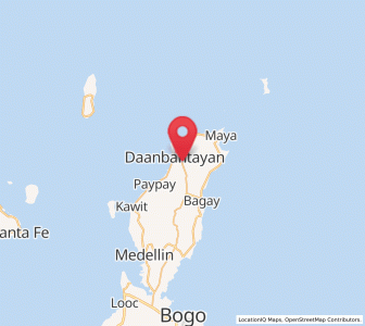 Map of Pajo, Central Visayas