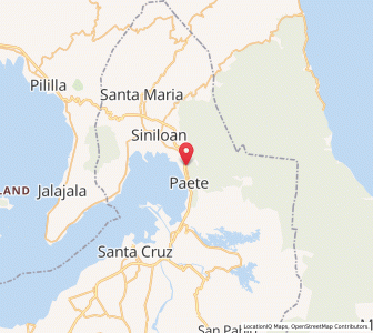 Map of Pakil, Calabarzon