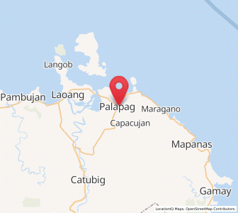 Map of Palapag, Eastern Visayas