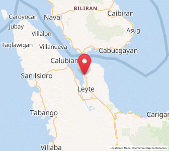 Map of Palaroo, Eastern Visayas