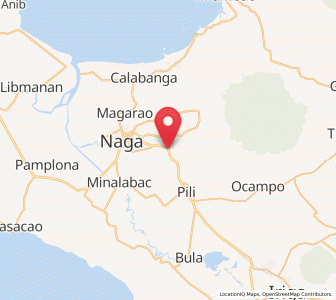 Map of Palestina, Bicol