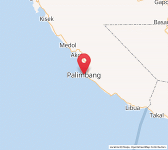 Map of Palimbang, Soccsksargen