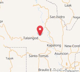 Map of Palma Gil, Davao
