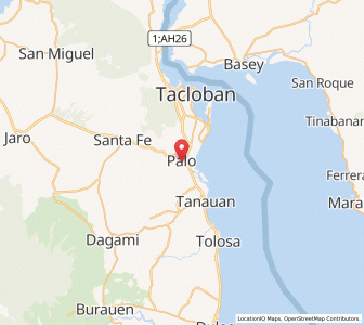 Map of Palo, Eastern Visayas