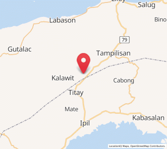 Map of Palomoc, Zamboanga Peninsula