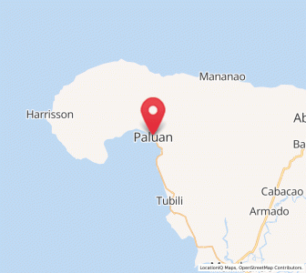 Map of Paluan, Mimaropa