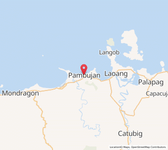 Map of Pambujan, Eastern Visayas
