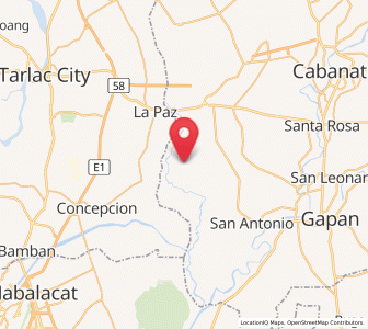 Map of Panabingan, Central Luzon