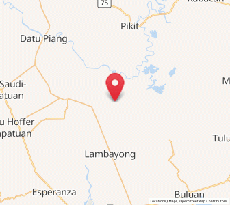 Map of Panadtaban, Autonomous Region in Muslim Mindanao