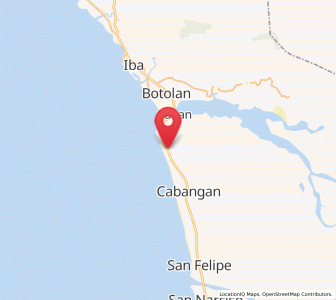 Map of Panan, Central Luzon