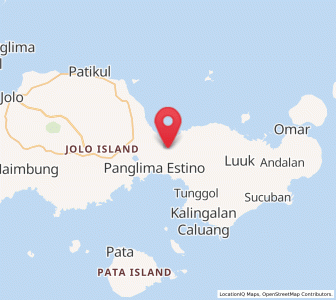 Map of Pananaw, Autonomous Region in Muslim Mindanao