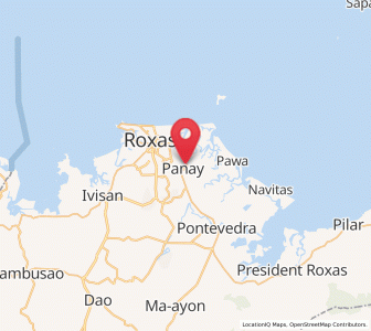 Map of Panay, Western Visayas