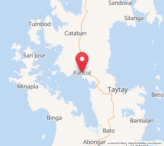 Map of Pancol, Mimaropa