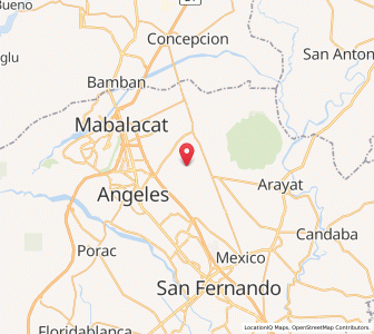 Map of Pandacaqui, Central Luzon