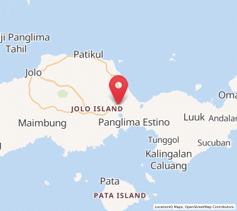 Map of Pandakan, Autonomous Region in Muslim Mindanao