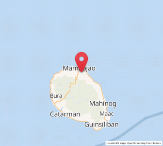 Map of Pandan, Northern Mindanao