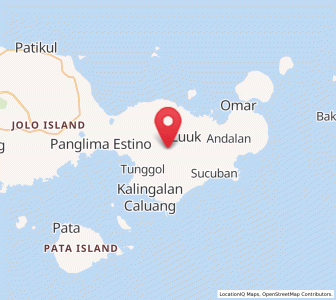 Map of Pang, Autonomous Region in Muslim Mindanao