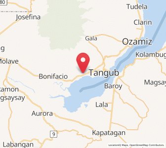 Map of Pangabuan, Northern Mindanao