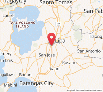 Map of Pangao, Calabarzon