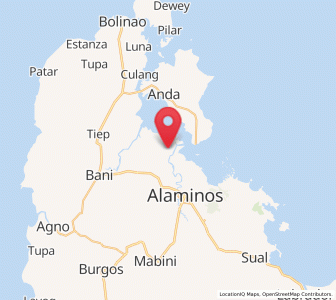 Map of Pangapisan, Ilocos
