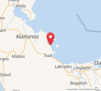 Map of Pangascasan, Ilocos