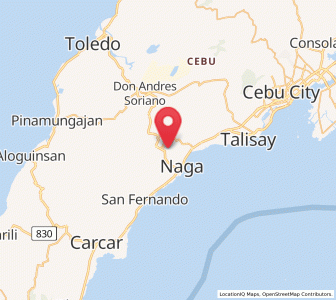 Map of Pangdan, Central Visayas