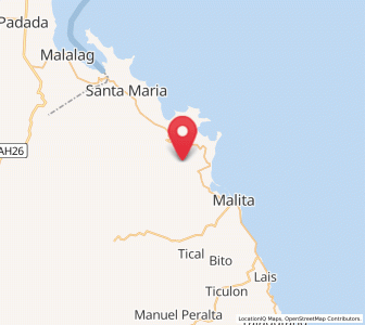 Map of Pangian, Davao