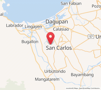 Map of Pangpang, Ilocos
