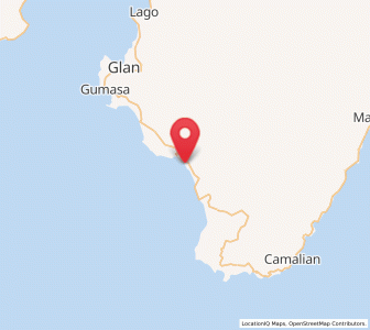 Map of Pangyan, Soccsksargen