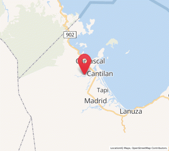 Map of Panikian, Caraga