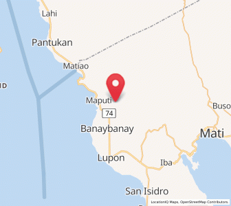 Map of Panikian, Davao