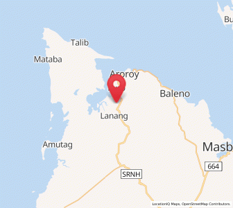 Map of Paniqui, Bicol