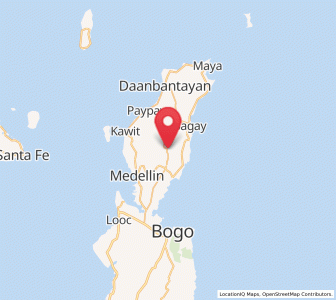 Map of Panognawan, Central Visayas