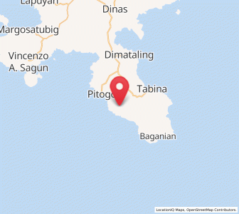 Map of Panubigan, Zamboanga Peninsula