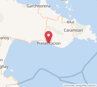 Map of Parabcan, Bicol