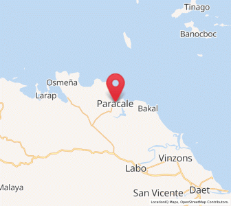 Map of Paracale, Bicol