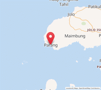 Map of Parang, Autonomous Region in Muslim Mindanao