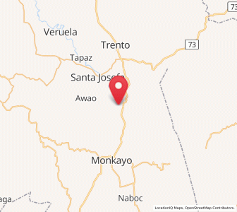 Map of Pasian, Davao