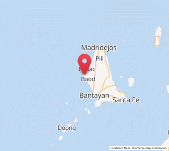 Map of Patao, Central Visayas