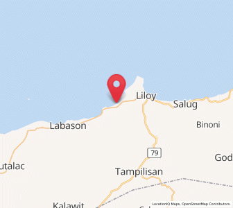 Map of Patawag, Zamboanga Peninsula