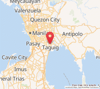 Map of Pateros, Metro Manila