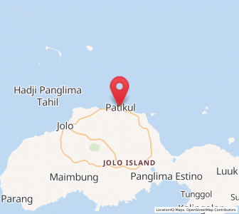 Map of Patikul, Autonomous Region in Muslim Mindanao