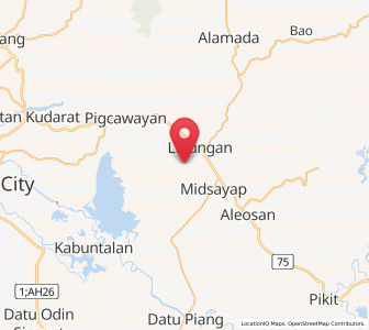 Map of Patindeguen, Soccsksargen