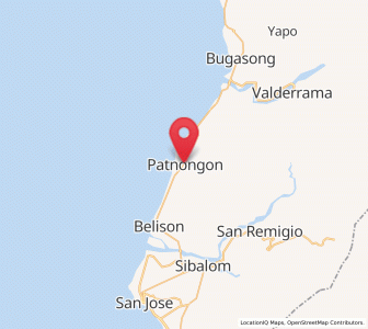 Map of Patnongon, Western Visayas
