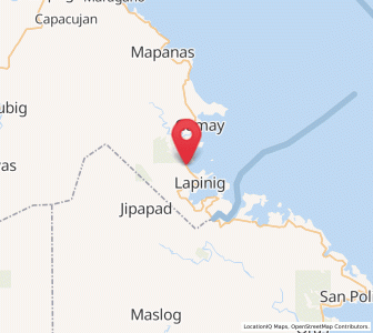 Map of Patong, Eastern Visayas